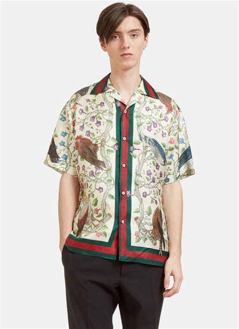 mens gucci short sleeve shirt|button down gucci shirts.